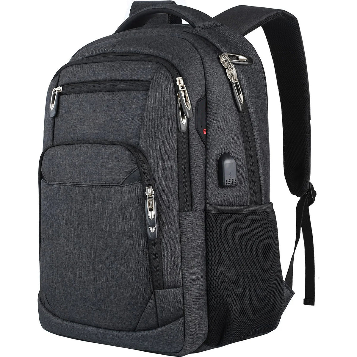 Men’s travel backpack with air-cushioned straps and 20-35L capacity