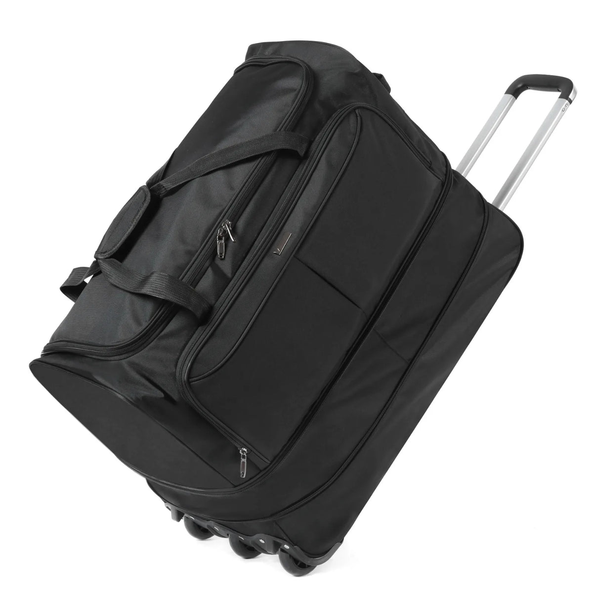 Foldable checked luggage with a wear-resistant oxford cloth shell for travel